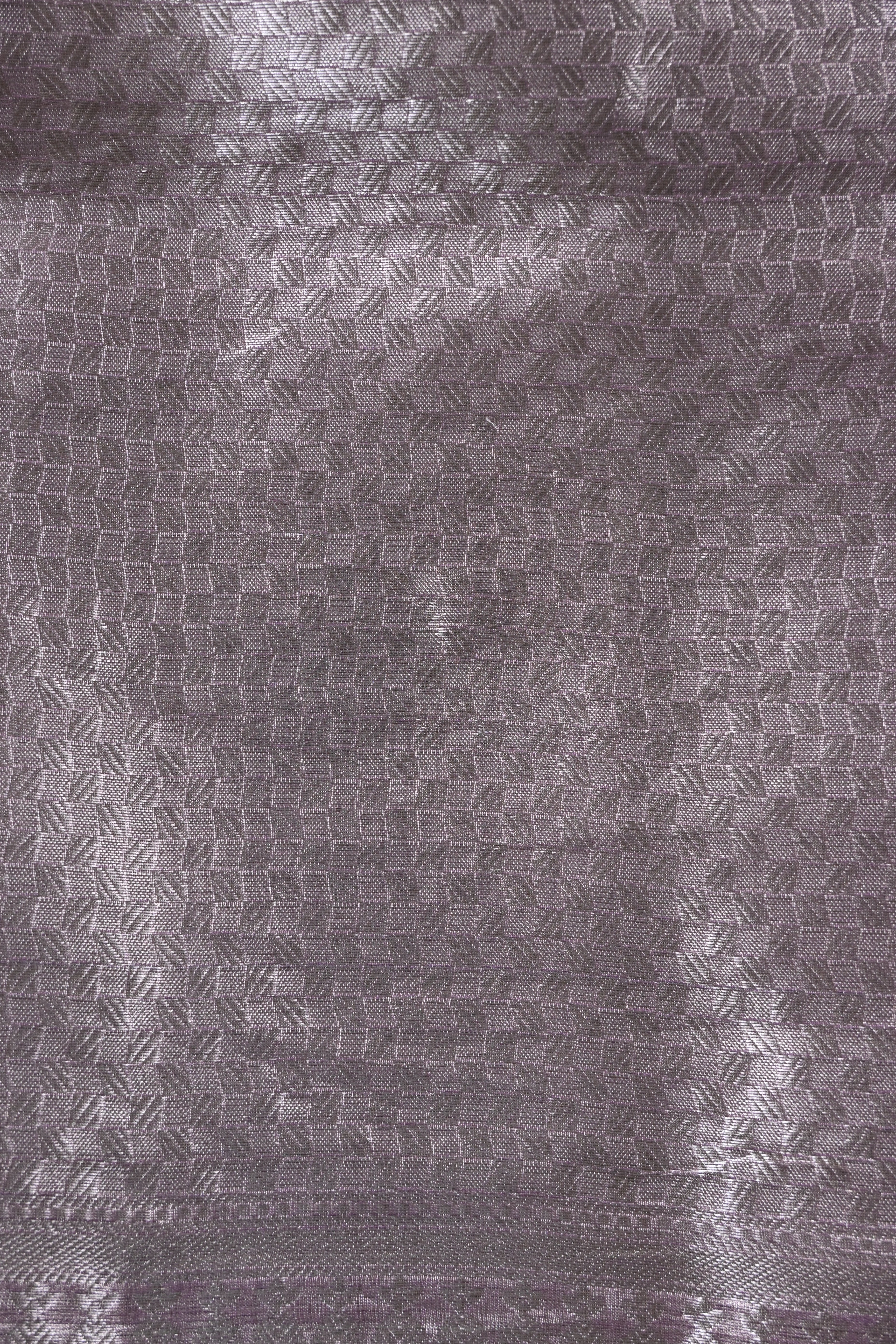 Baby Lilac Pure Banarasi Molten Tissue Silk Saree