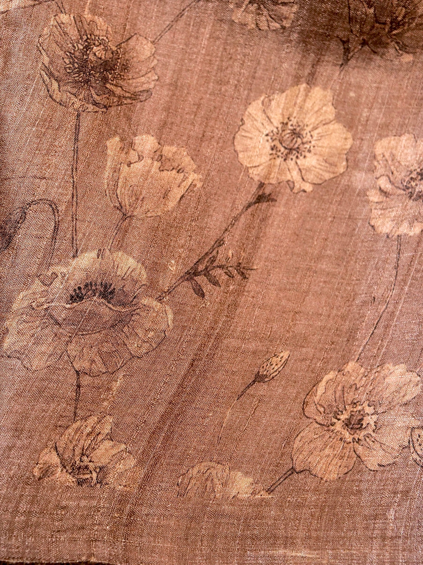 Handwoven Ivory Banarasi Tussar Silk Saree