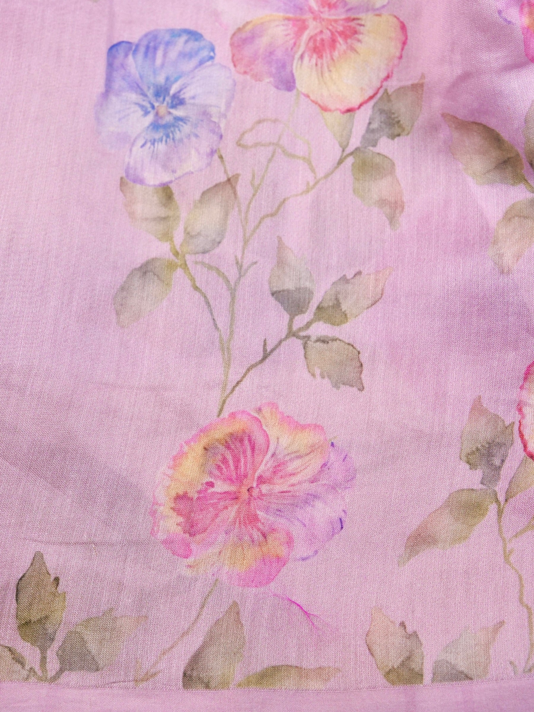 Handwoven Onion Pink Banarasi Organza Silk Saree