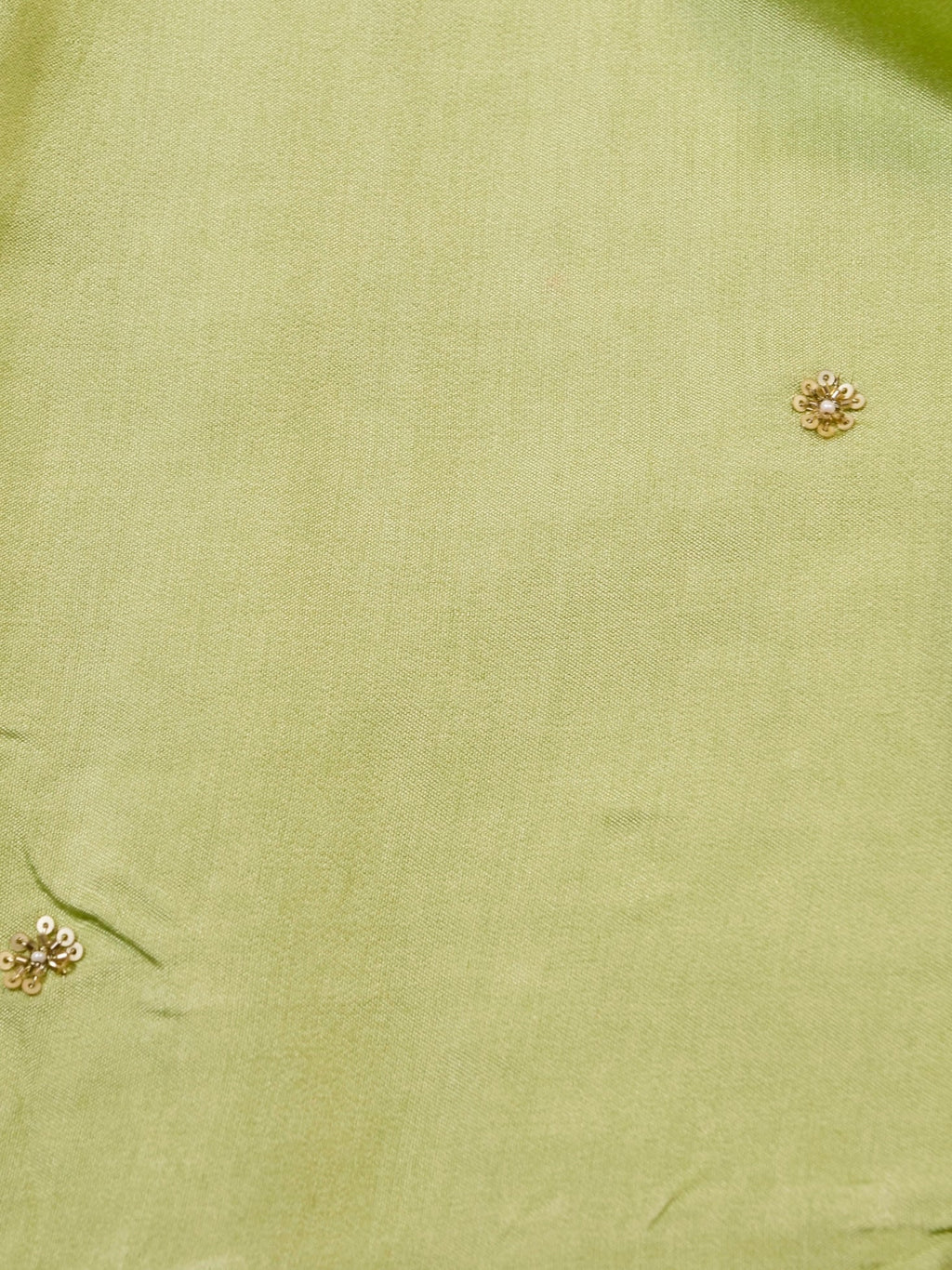 Handwoven Lime Green Banarasi Organza Silk Saree