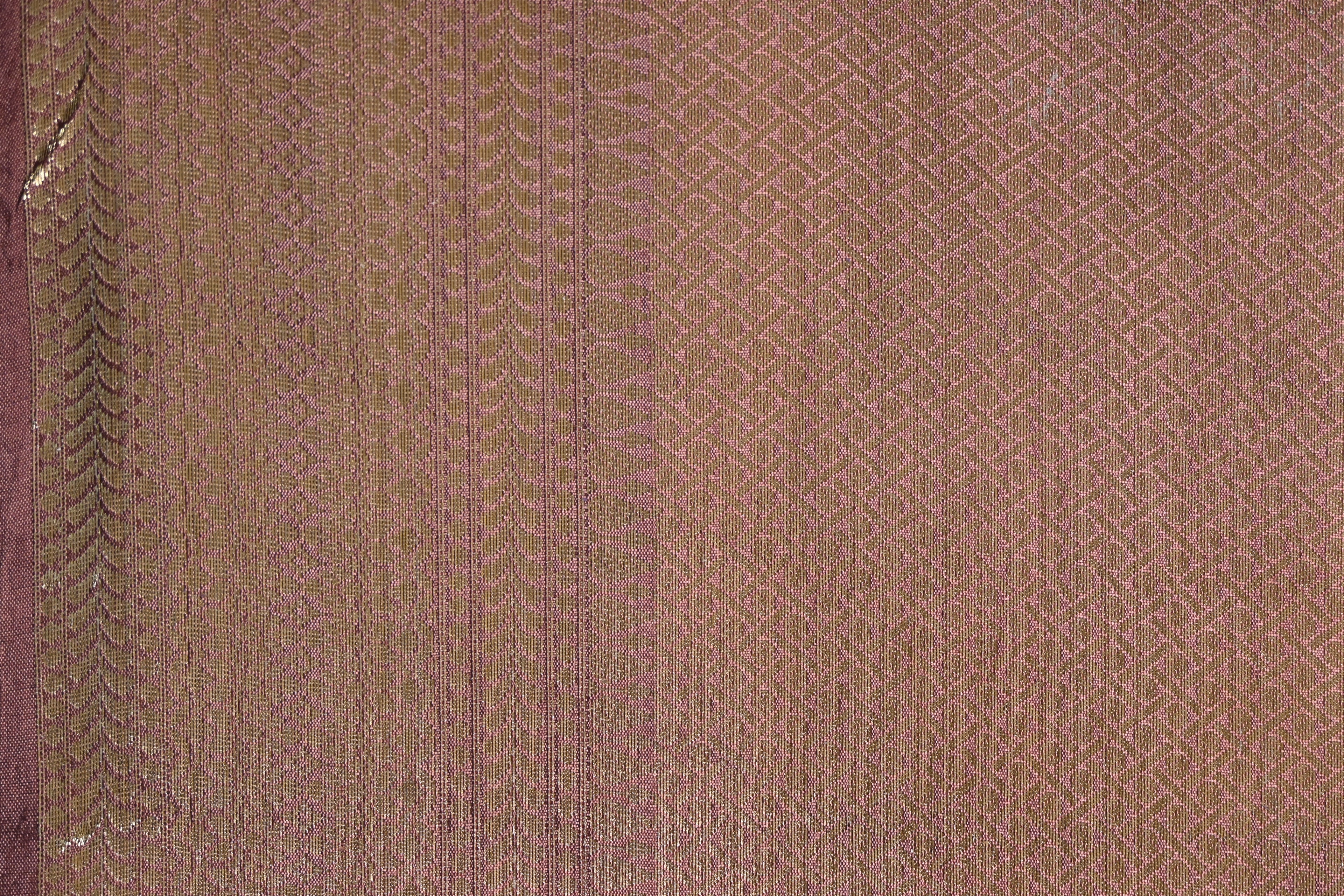 Dual Tone Pure Banarasi Katan Alfi Silk Saree