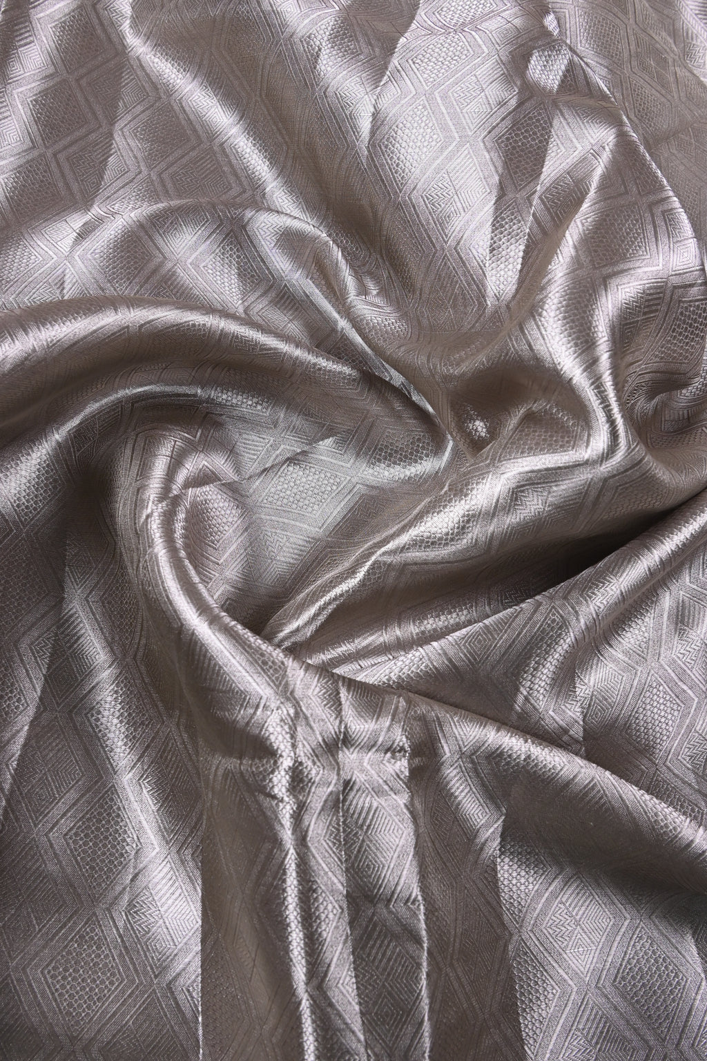 Baby Wine Pure Banarasi Molten Tissue Silk Saree