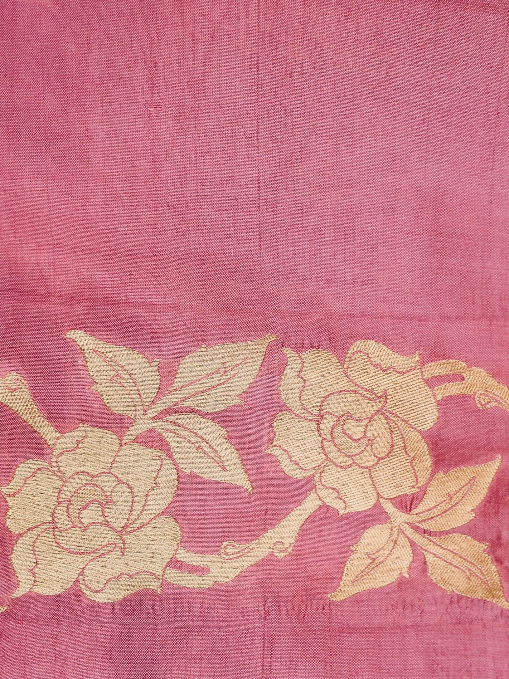 Handwoven Rangkat Banarasi Raw Mango Silk Saree