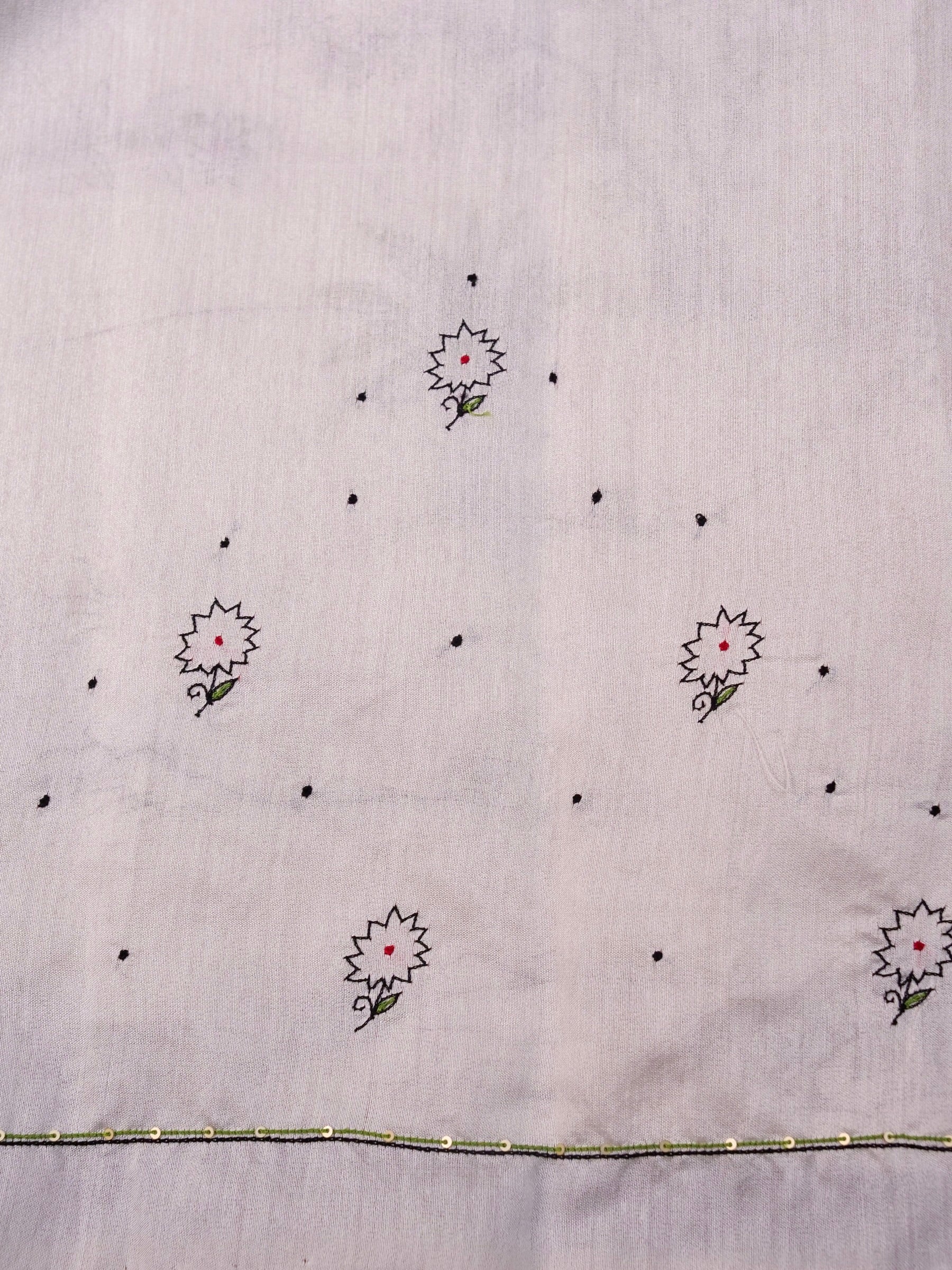 Handwoven White Banarasi Organza Silk Saree