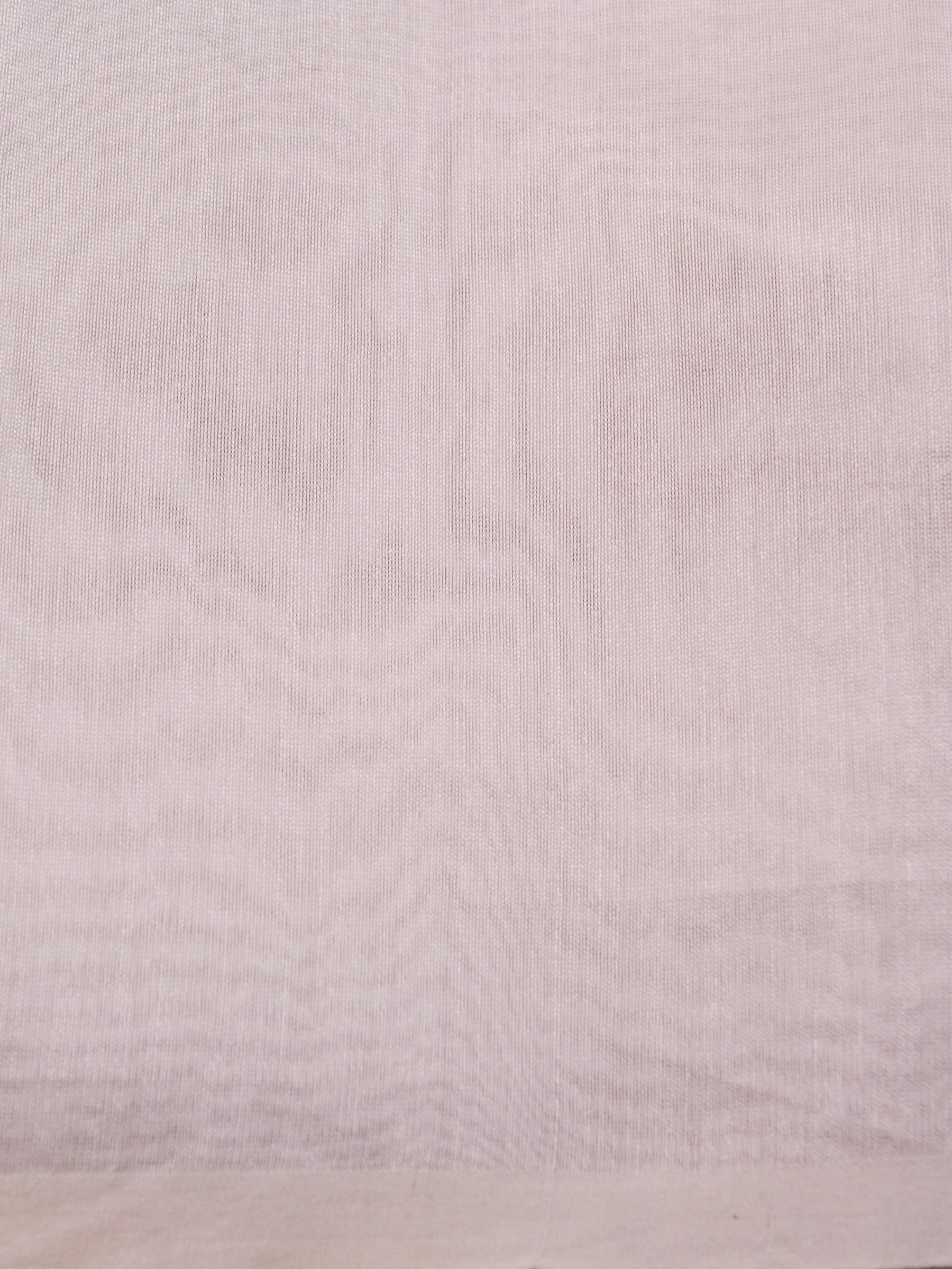 Handwoven White Banarasi Organza Silk Saree