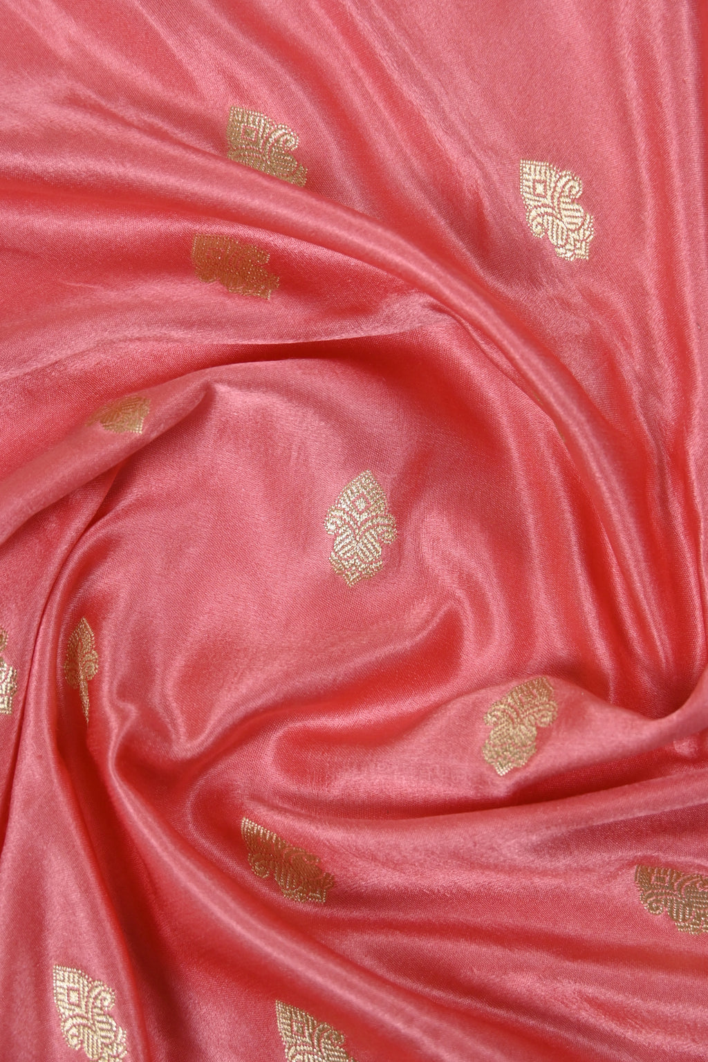 Pink Pure Banarasi Satin Mashru Silk Saree