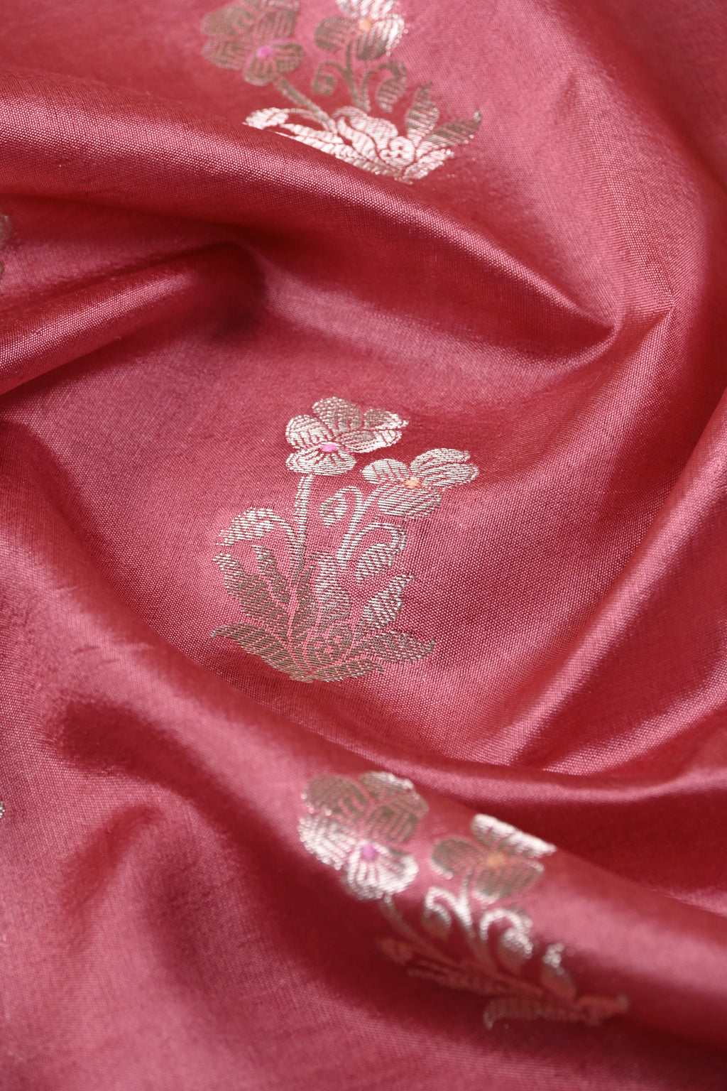 Dual Tone Pure Banarasi Katan Silk Saree