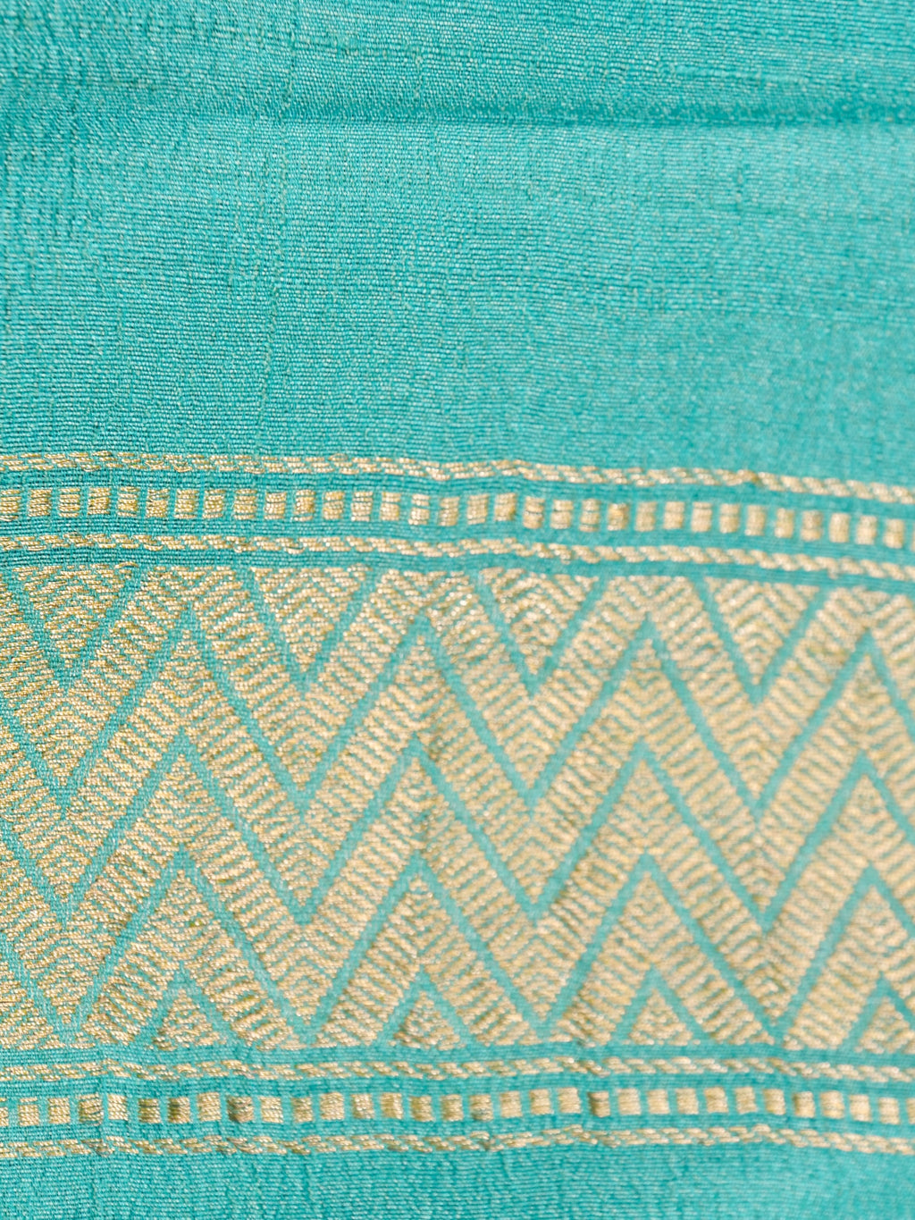 Handwoven Electric Blue Banarasi Desi Tussar Silk Saree