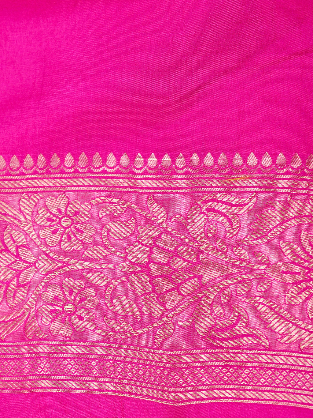 Handwoven Pink Banarasi Katan Soft Tissue Silk Saree