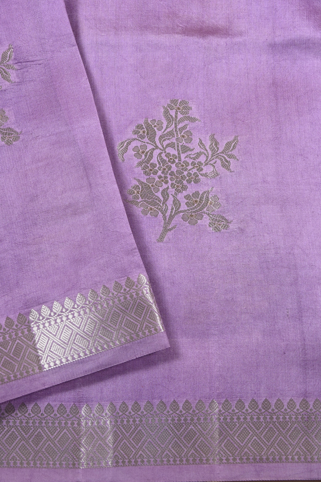 Dual Tone Pure Banarasi Katan Silk Saree