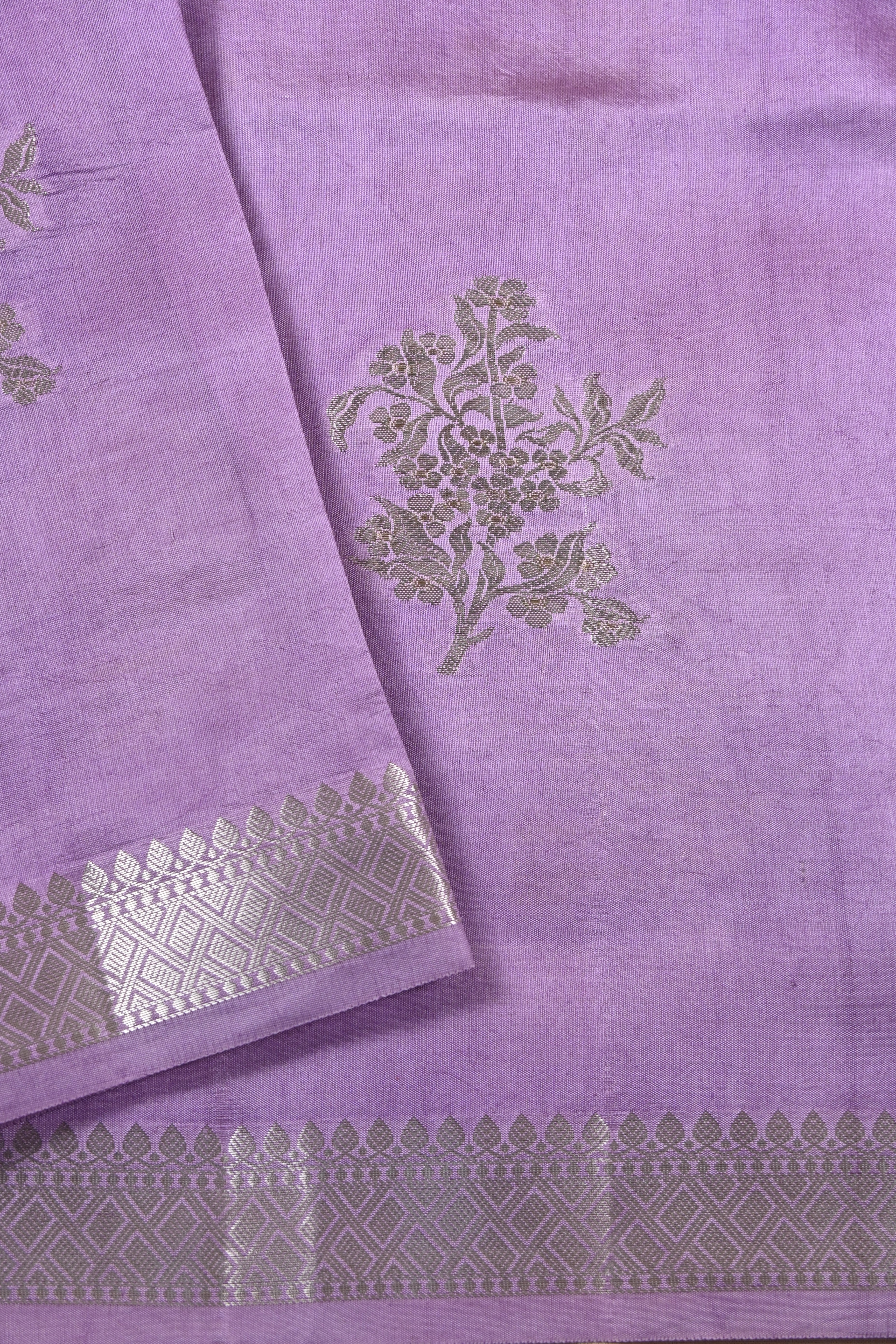 Dual Tone Pure Banarasi Katan Silk Saree