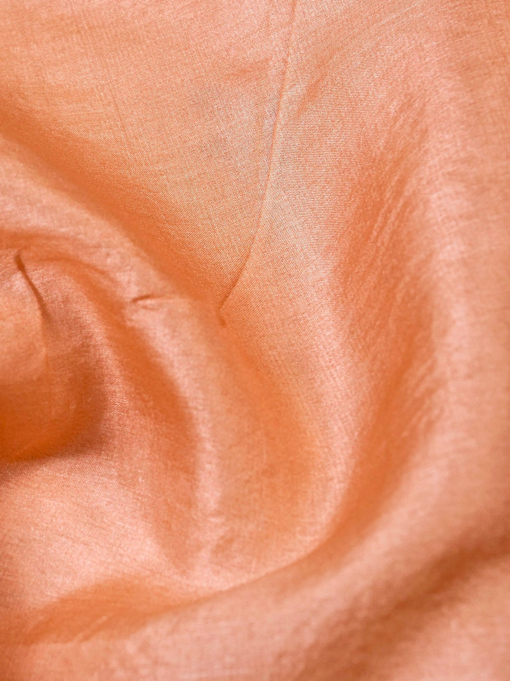 Handwoven Peach Banarasi Tussar Silk Saree