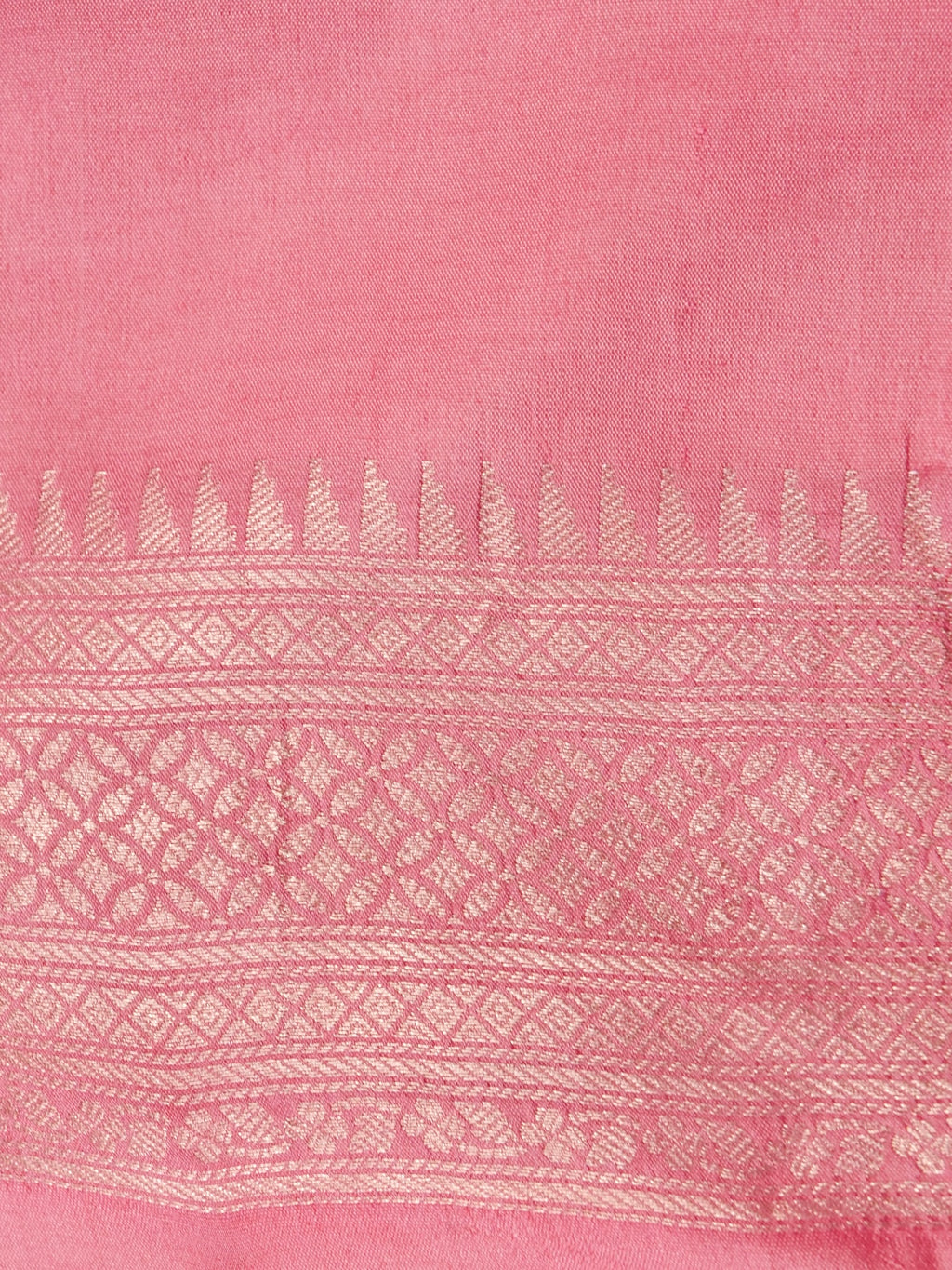 Handwoven Pastel Pink Banarasi Katan Soft Tissue Silk Saree