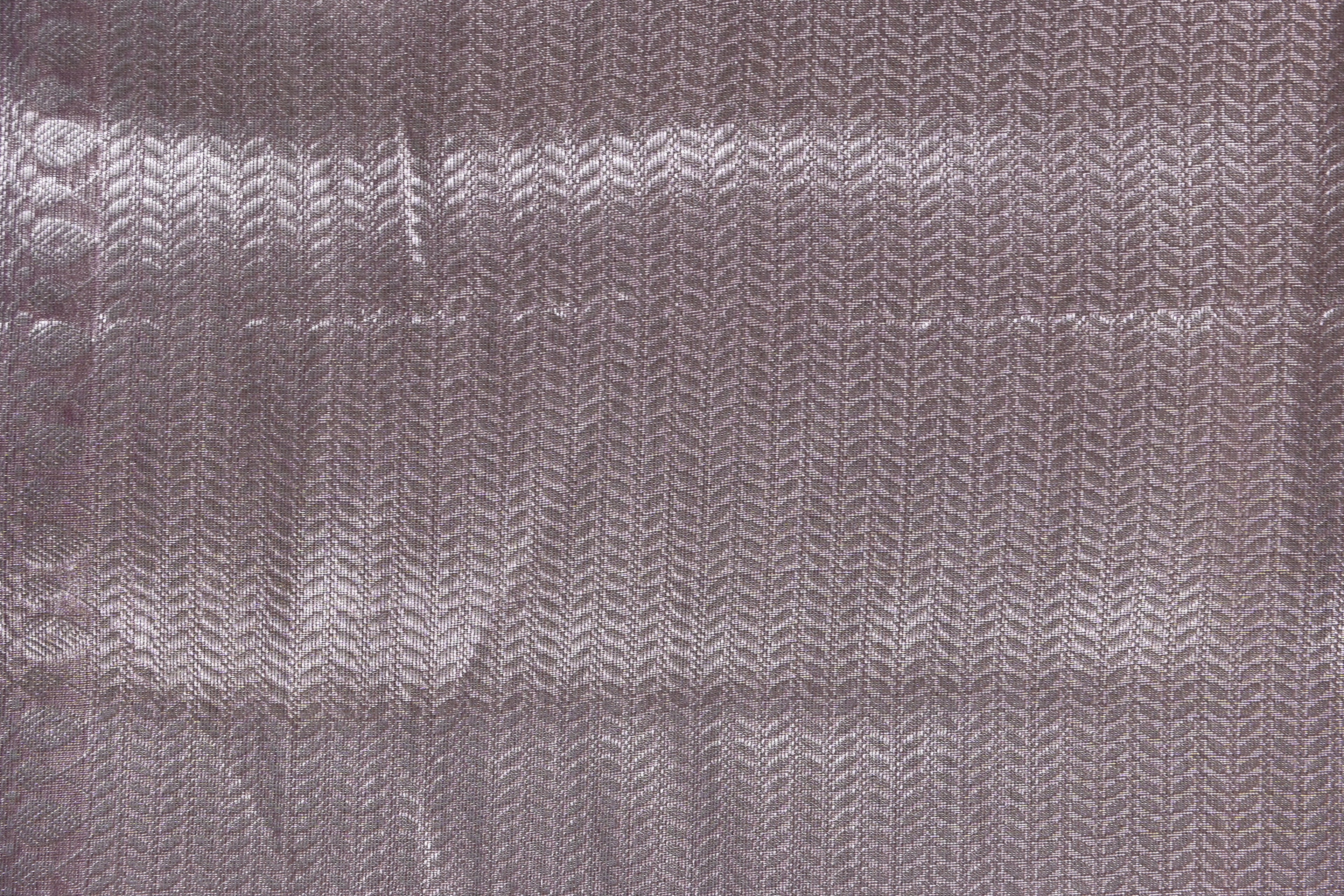 Baby Lilac Pure Banarasi Molten Tissue Silk Saree