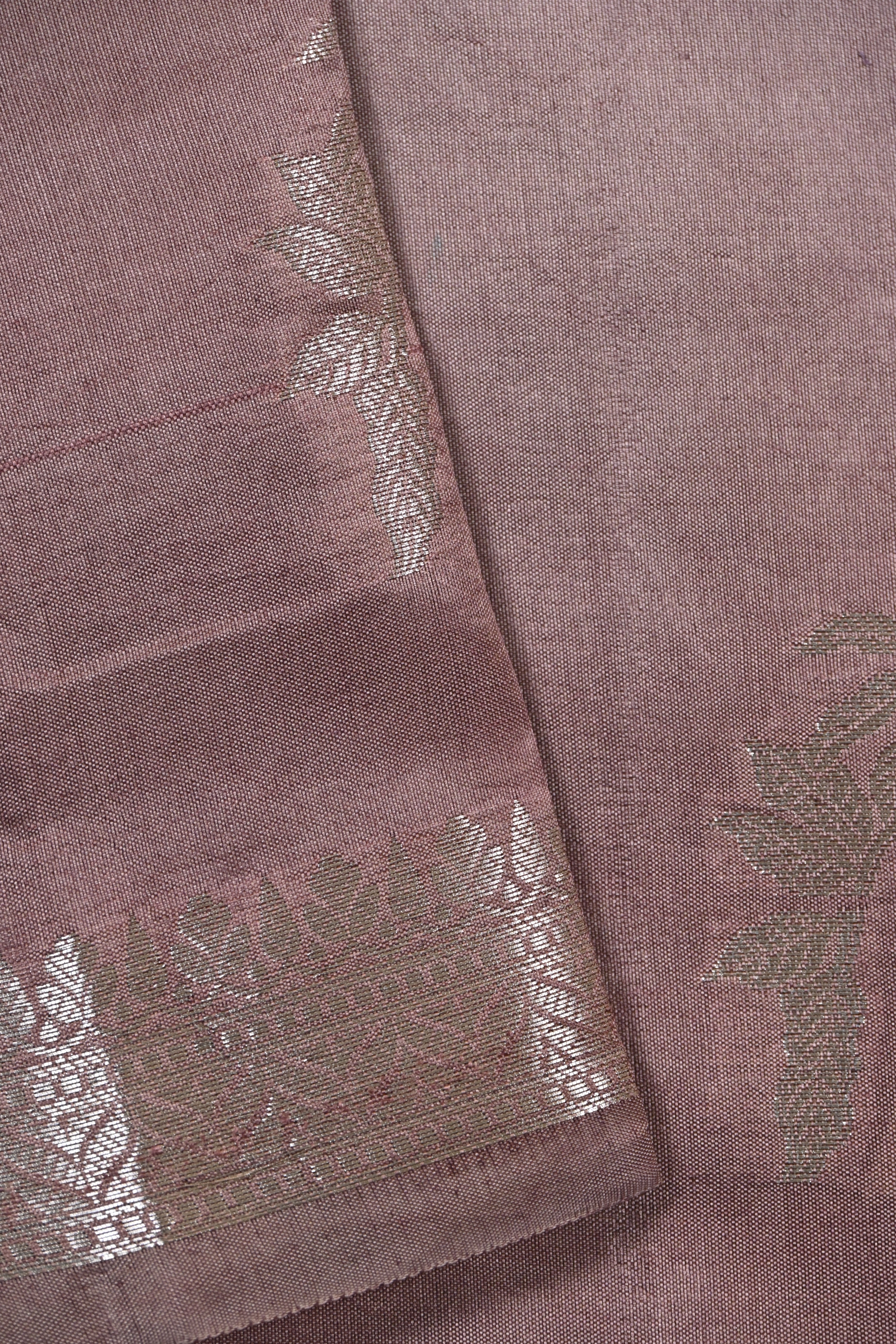 Dual Tone Pure Banarasi Katan Silk Saree